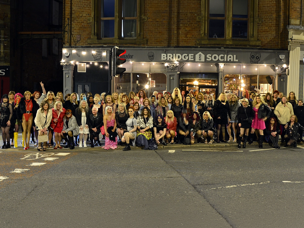 18th birthday group photograph