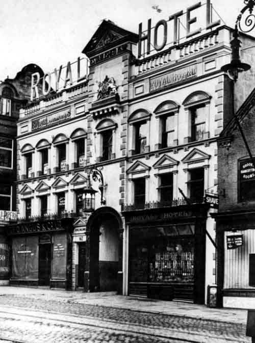 The Royal Hotel, Lower Briggate, 1908